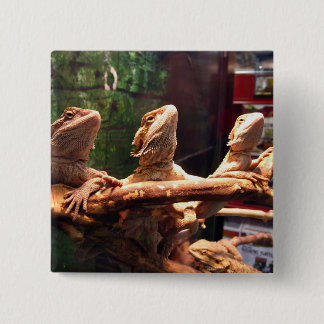 Leezard Trio 2 Inch Square Button