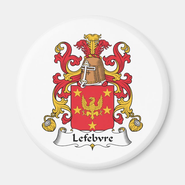 Lefebvre Family Crest Magnet (Front)