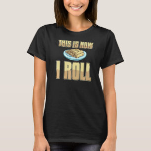Lefse Norwegian Bread Recipe Maker Flatbread Rolli T-Shirt