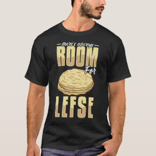 Lefse Norwegian Bread Recipe Maker Flatbread Rolli T-Shirt