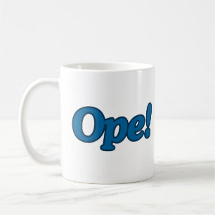 Left and right handed Ope! mug