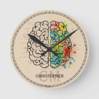 Left And Right Human Brain Personalize