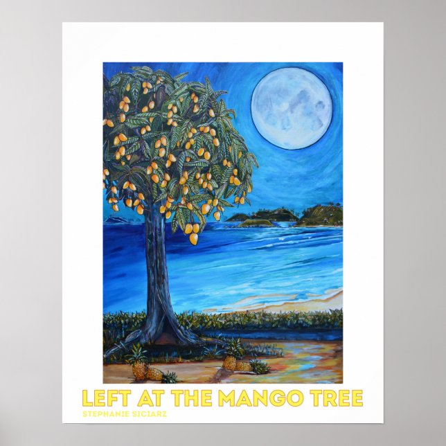 Left At The Mango Tree Poster (Front)