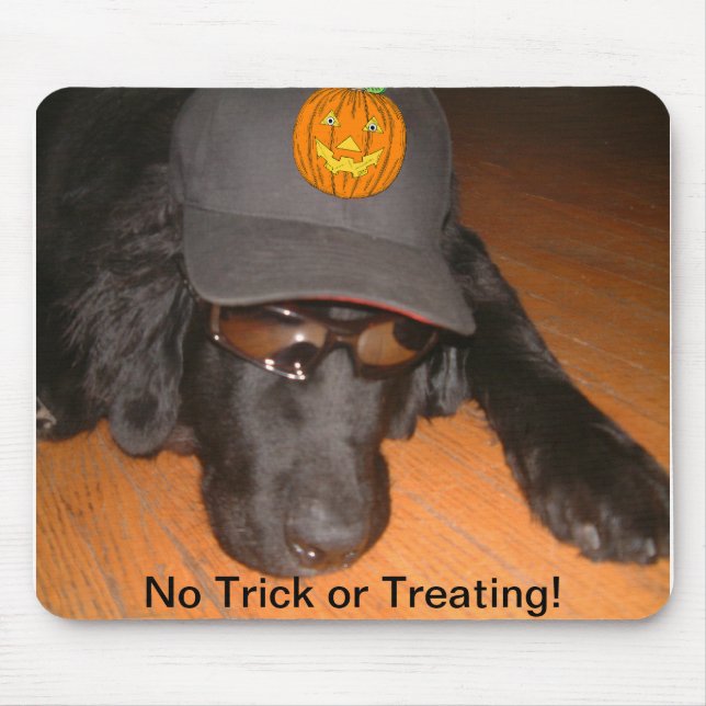 Left Behind This Halloween Mouse Pad (Front)