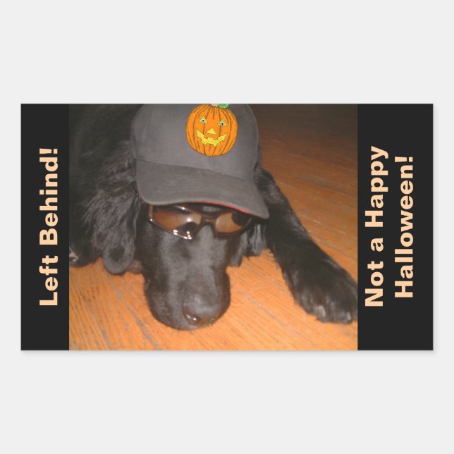 Left Behind This Halloween Sticker (Front)