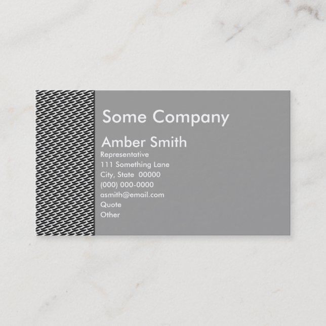 Left Border Collection Business Card (Front)