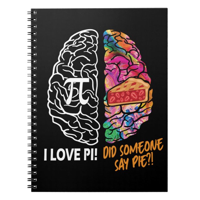 Left Brain Right Brain Pi Notebook (Front)