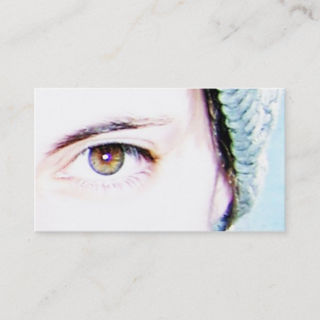 left eye business card (Front)