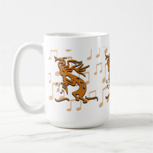 Left Facing Kokopelli Musical Merrymaker Coffee Mug