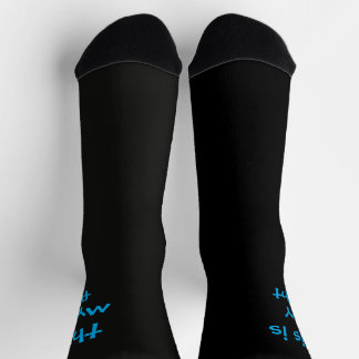 left foot, right foot socks