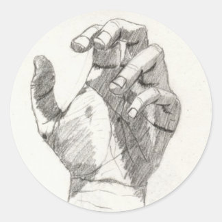 Left Hand (detail) stickers