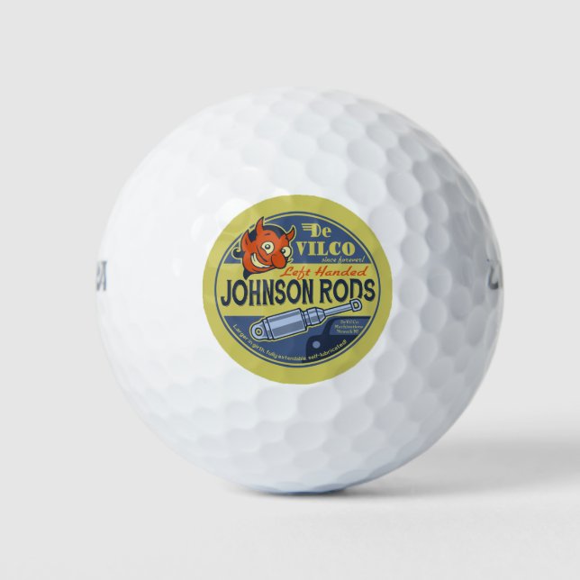 Left-Handed Johnsons Golf Balls (Front)