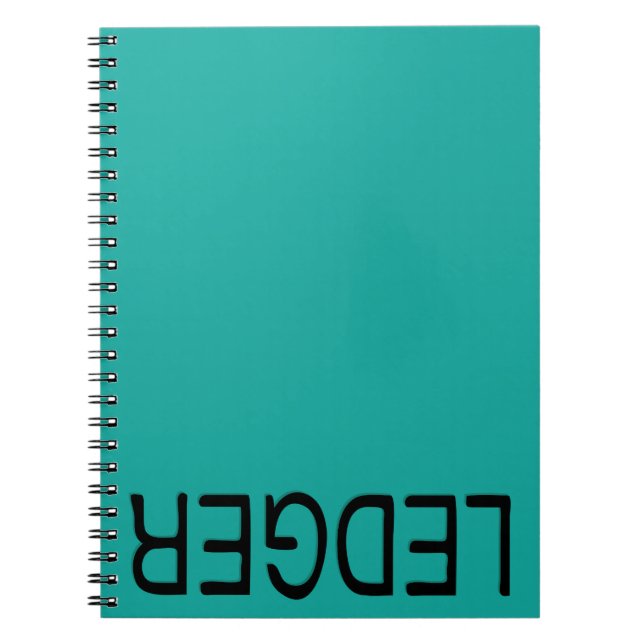 Left Handed Ledger Book (Front)