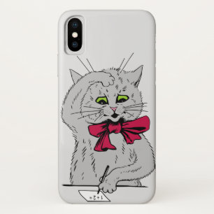 Left Handed Math Cat Case-Mate iPhone Case