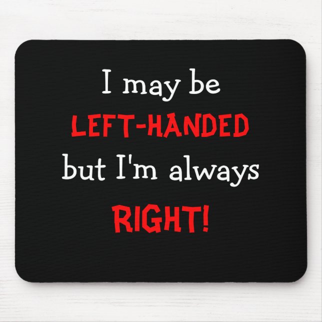 Left-handed Mousepad (Front)