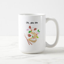 Left-Handed Mug - Oh Pho Sho - Foodie - Funny
