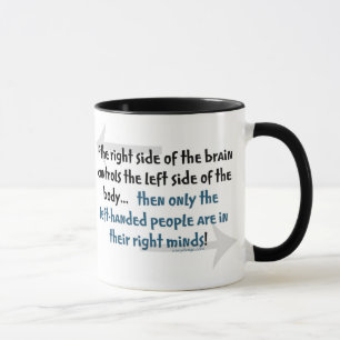 Left-handed people mug