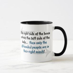 Left-handed people mug