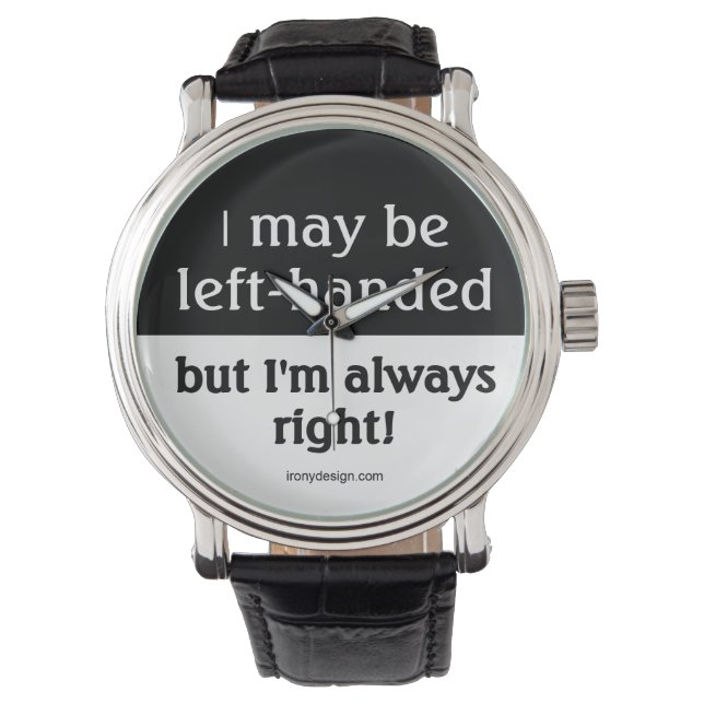 Left-handed people watch (Front)
