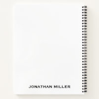 Left-Handed Personalized White with Black Font