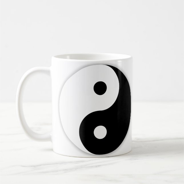 Left-Handed Yin & Yang Coffee Mug (Left)