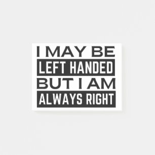 Left Hander's Post-it Notes
