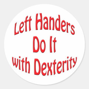 Left Handers Sticker