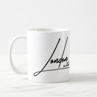 Left My Heart In London England Romantic Souvenir Coffee Mug