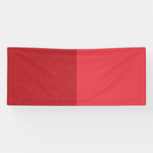 Left-Noise Tomato Red Event Banner – Customizable