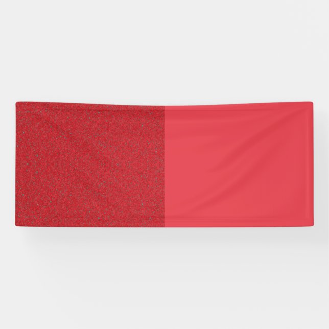 Left-Noise Tomato Red Event Banner – Customizable (Horizontal)
