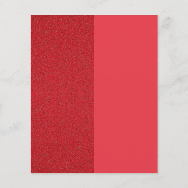 Left-Noise Tomato Red Square Flyer – Customizable (Front)