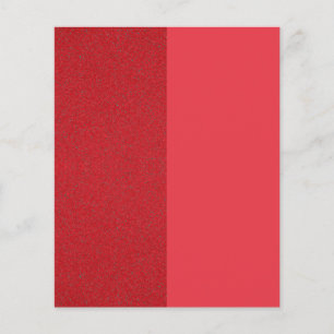 Left-Noise Tomato Red Square Flyer – Customizable