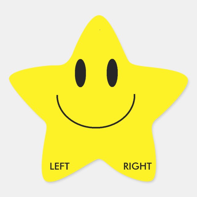 Left/Right Shoe Stickers (Star) (Front)