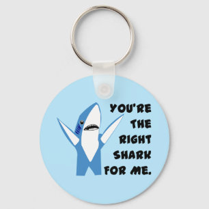 Left Shark Dancing Valentine Keychain