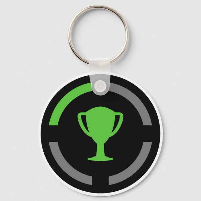 Left the Couch - Achievement Unlocked Keychain (Front)