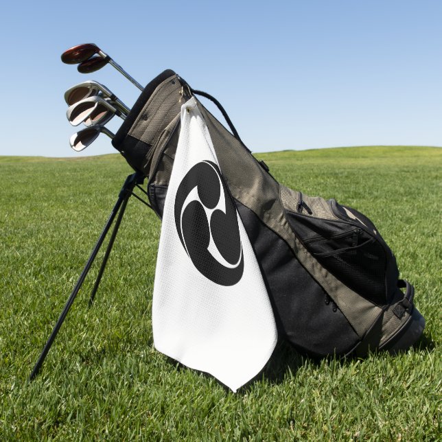 LEFT THREE-CORNERED GOLF TOWEL (Green)