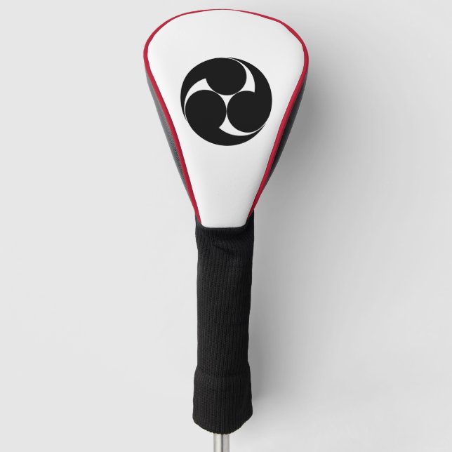 Left Tomoe (cut-out) Golf Head Cover (Front)