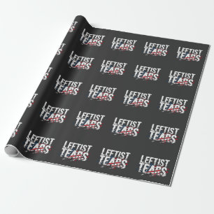 Leftist Tears Liberal Democrats Kamal Harris  Wrapping Paper