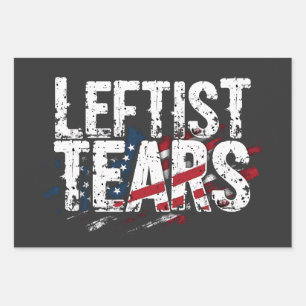 Leftist Tears Liberal Democrats Kamal Harris  Wrapping Paper Sheet