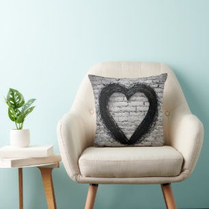 Leftover heart, No 02 Throw Pillow
