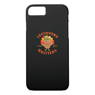 Leftovers Are For Quitters Cute Gobble Thanksgivin Case-Mate iPhone Case