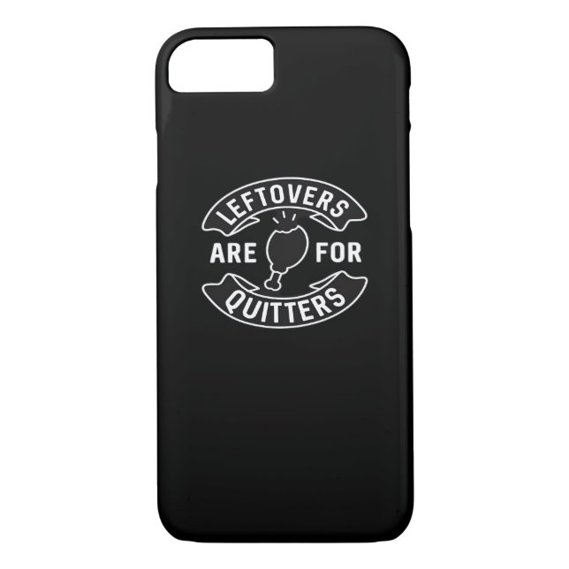 Leftovers Are For Quitters Essential Minimal Desig Case-Mate iPhone Case (Back)