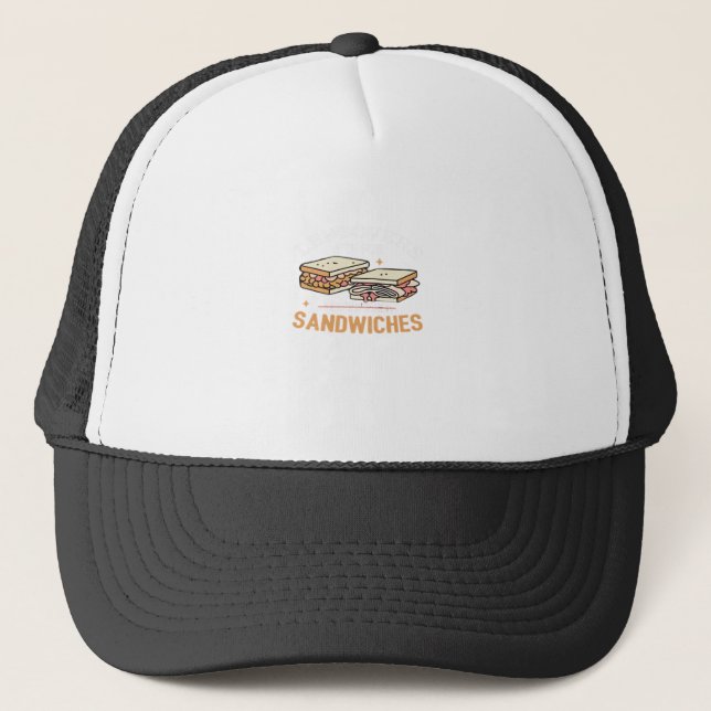 Leftovers Are For Quitters Sandwichers Essential Trucker Hat (Front)