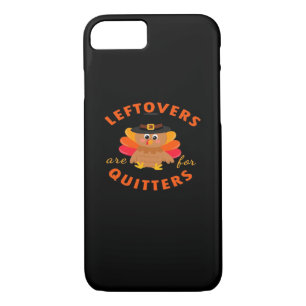 Leftovers Are For Quitters Turkey Christmas Classi Case-Mate iPhone Case