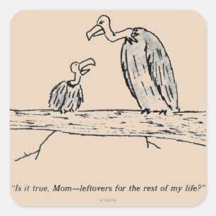 Leftovers Square Sticker