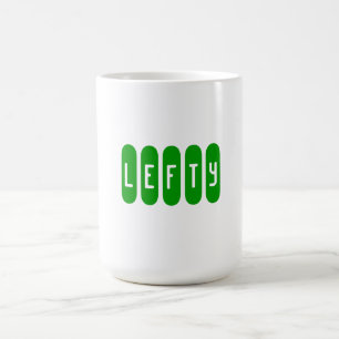 " Lefty " mug