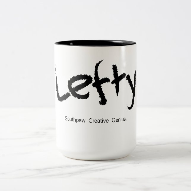 Lefty Two-Tone Coffee Mug (Center)