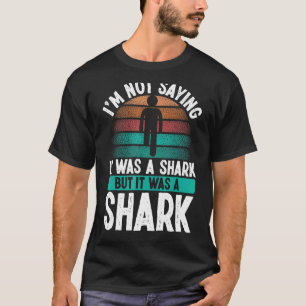 Leg Amputee It was a Shark Amputated Leg Survivor T-Shirt