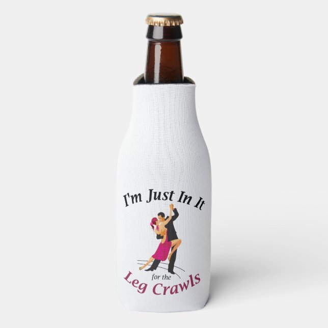 "Leg Crawl" 12"  Insulated Bottle Cooler (Bottle Front)