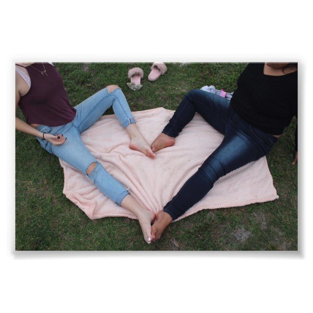 Leg Heart Photo Print (Front)